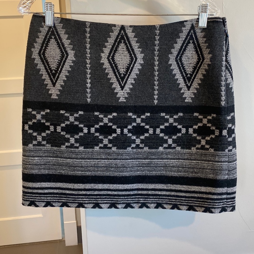 Western style mini skirt